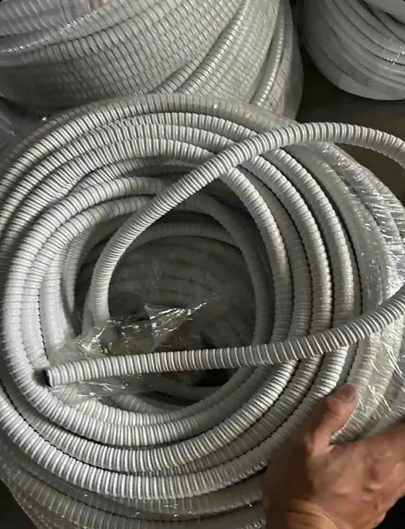 Pro Grade Fire Resistant Flexible Electrical Conduit Roll With Reinforced Steel Core And Slick PVC Jacket For Tight Indoor Outdoor Cable Runs 33 Feet Heavy Duty Wire Armor