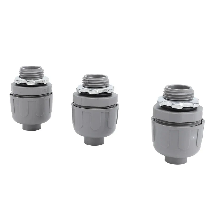 Tough As Nails 20 Pack Half Inch Npt Liquid Tight Conduit Connectors Rugged Nylon 6 Non Metallic Fittings Designed For Knuckle Buster Electrical Work Hvac Rigging And Gritty Outdoor Lighting Upgrades