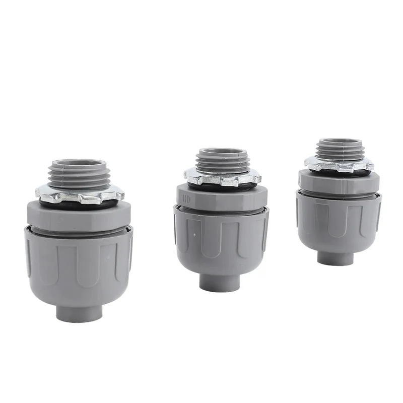 Tough As Nails 20 Pack Half Inch Npt Liquid Tight Conduit Connectors Rugged Nylon 6 Non Metallic Fittings Designed For Knuckle Buster Electrical Work Hvac Rigging And Gritty Outdoor Lighting Upgrades