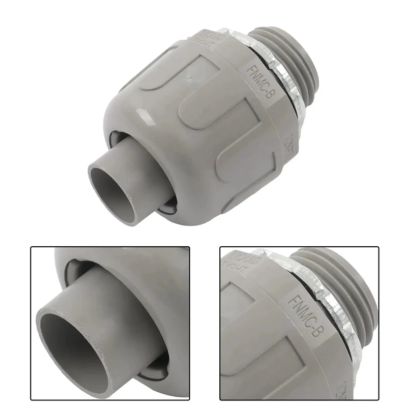 Half Inch Npt Conduit Connectors, Stress Free Snap Together Setup For Rigid Electrical Wiring, Bulletproof Hold Design, Heavy Duty Steel Blend, Got You Covered With 60 Piece Pack