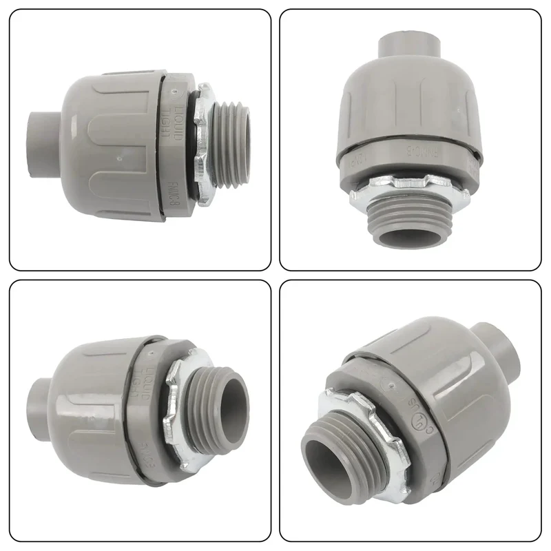 Half Inch Npt Conduit Connectors, Stress Free Snap Together Setup For Rigid Electrical Wiring, Bulletproof Hold Design, Heavy Duty Steel Blend, Got You Covered With 60 Piece Pack