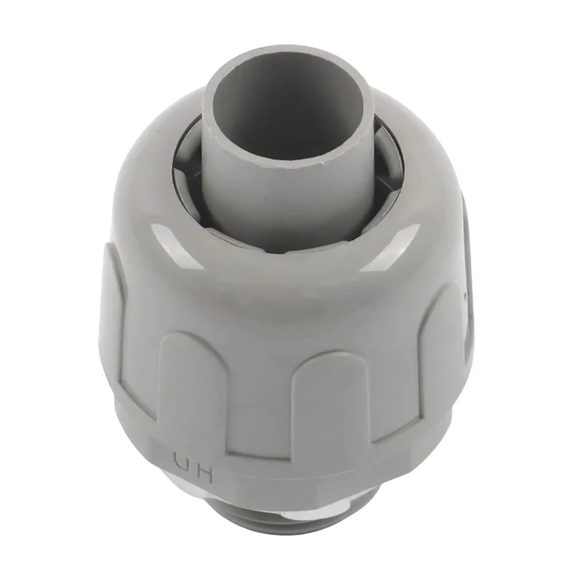 Heavy Duty Half Inch Npt Conduit Connectors 180 Degree Straight Wire Cable Grip 150 Pack Tool Free Slide And Tighten Design Built Tough Impact Resistant Hangs Solid On Rough Job Sites