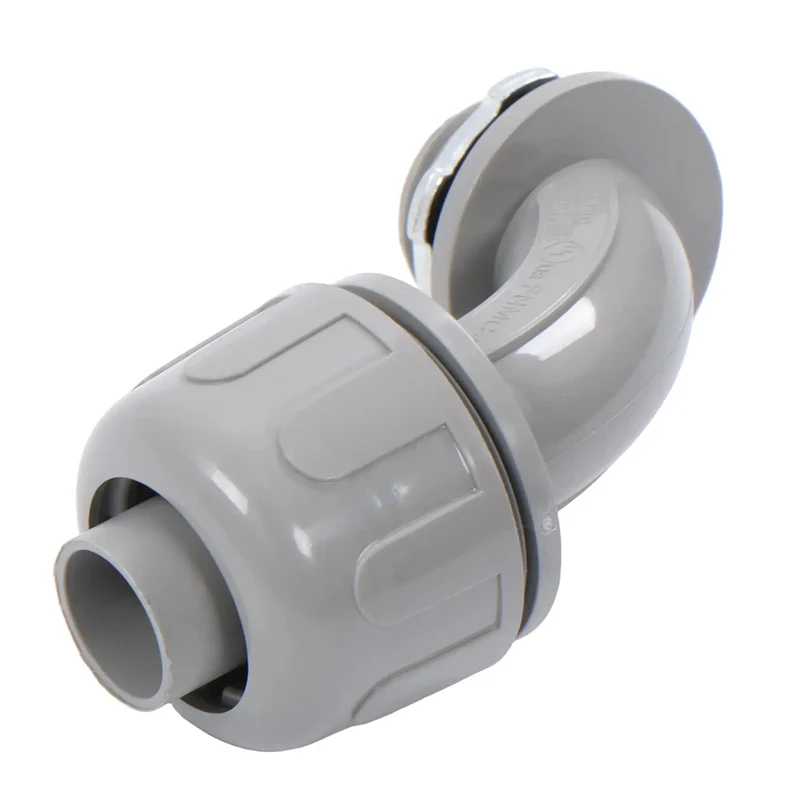 Hella Tough 1/2 Inch NPT 90 Degree RMC Conduit Connectors Bulk 60 Pack Steel Insert Slick Tool Free Snap Install For Street Rod And DIY Electrical Wiring