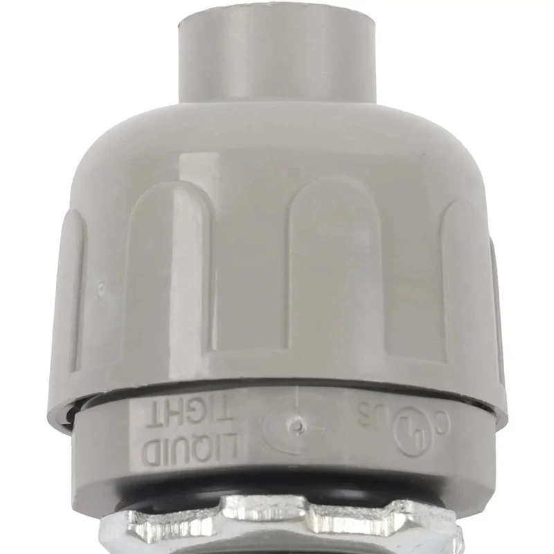 Heavy Duty Liquid Tight Connector 1/2 Inch Straight 180 Degree No Sweat Install Steel Plastic Conduit Fitting Solid Grip 150 Pack Built For The Daily Grind