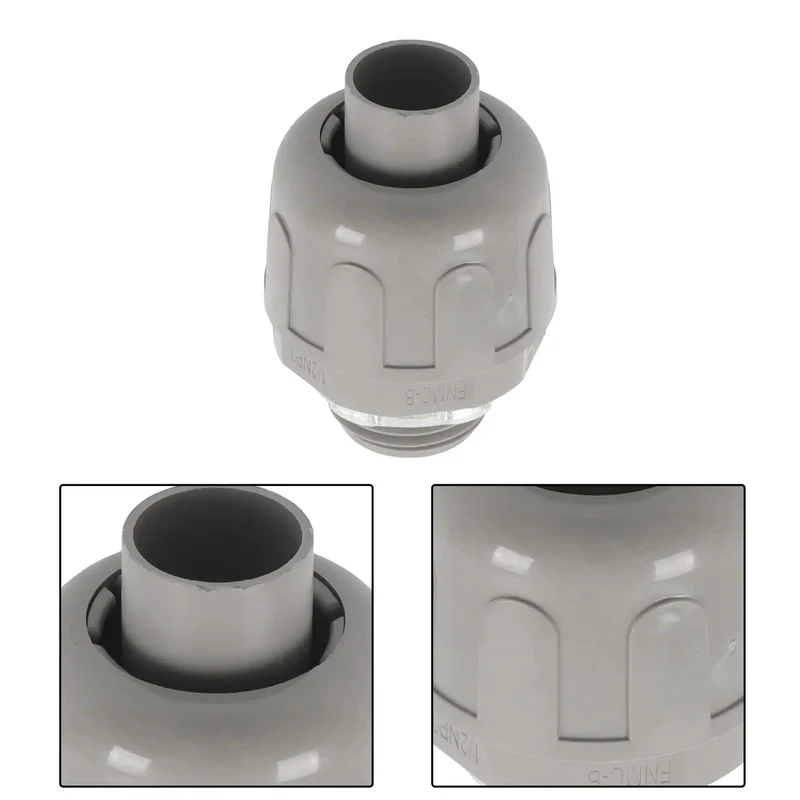 Heavy Duty Liquid Tight Connector 1/2 Inch Straight 180 Degree No Sweat Install Steel Plastic Conduit Fitting Solid Grip 150 Pack Built For The Daily Grind
