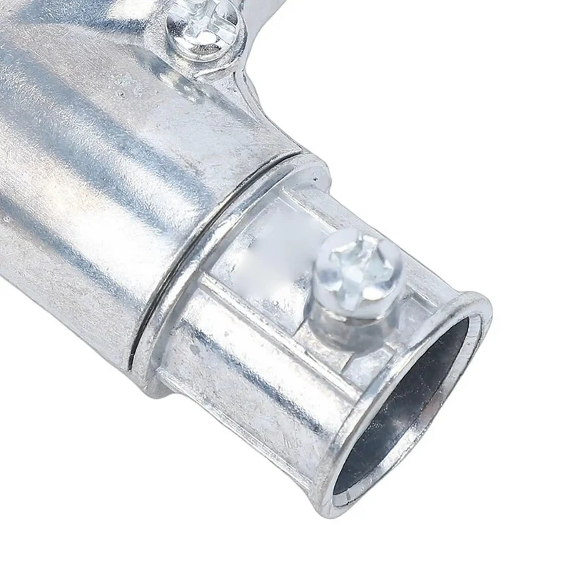 1/2 Inch 90 Degree EMT Inside Corner Pull Elbow Conduit Fitting For Hassle Free Wire Snaking Tough As Nails Build Slick Electrical Tubing Routing Quick Screw Fastening Right Angle Pull Elbow Hardware