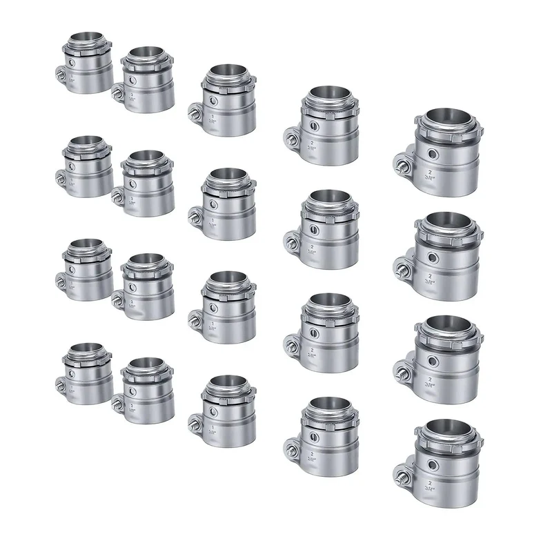 Heavy Duty Three Quarter Inch Conduit Squeeze Connector Fitting Rock Solid Zinc Alloy Metal Wire Harness Joins Tubing Fast Quick Install Pro Grade Hardware For Pros And Weekend Warriors Built Tough