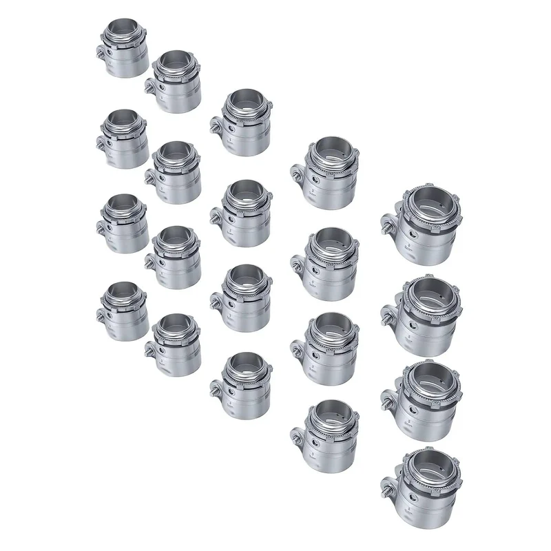 Heavy Duty Three Quarter Inch Conduit Squeeze Connector Fitting Rock Solid Zinc Alloy Metal Wire Harness Joins Tubing Fast Quick Install Pro Grade Hardware For Pros And Weekend Warriors Built Tough