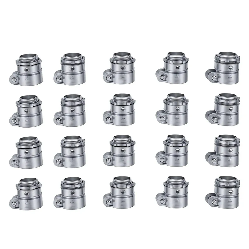 Heavy Duty Three Quarter Inch Conduit Squeeze Connector Fitting Rock Solid Zinc Alloy Metal Wire Harness Joins Tubing Fast Quick Install Pro Grade Hardware For Pros And Weekend Warriors Built Tough