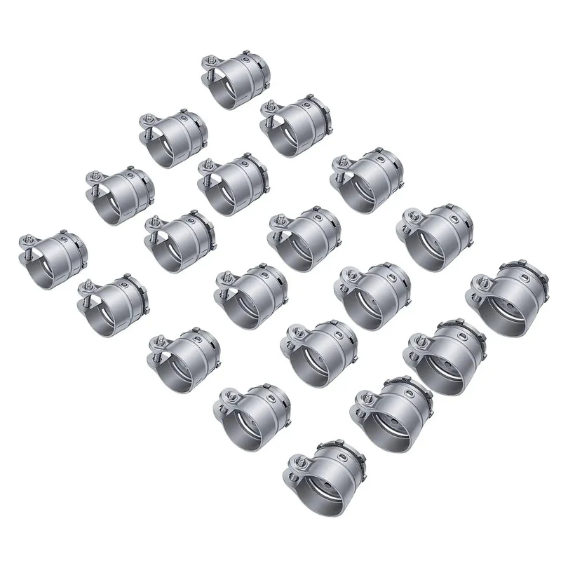 Top Shelf Twenty Pack Of 3/4 Inch Zinc Alloy Squeeze Connector Conduit Fittings Crafted For Flexible Metal Wiring And Quick Junction Box Hookups Reliable Gear That Gives You More Bang For Your Buck