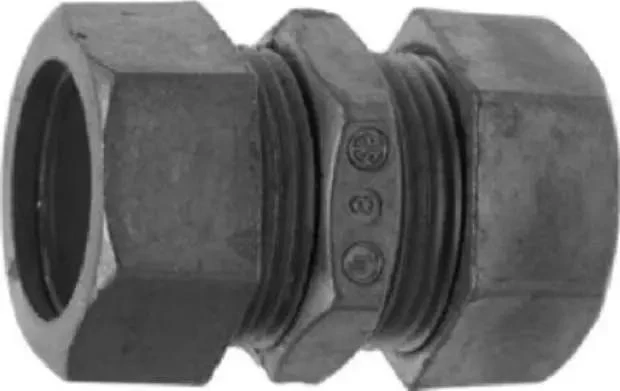 20 Piece 1/2 Inch Emt Compression Coupling Zinc Die Cast Electrical Metallic Tubing Connector Heavy Duty Metal Conduit Fitting Built Tough For Dry Damp Concrete Tight Installations Contractor Grade Pro Level Solution