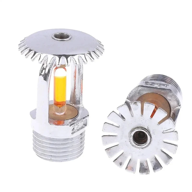 Top Shelf Hidden Fire Sprinkler Head With Quick Response Trigger At Fifty Seven Celsius, Concealed Side Mount For Tight Ceilings, Dual Vertical Down Spray Flow, Smooth Operator Safety Rig For Home Or Garage Upgrade