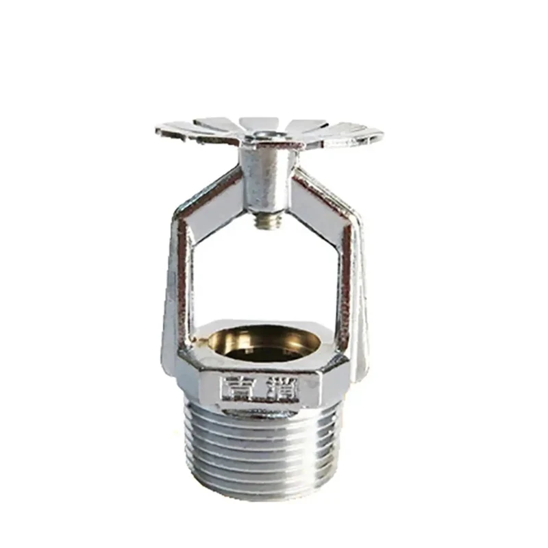 Plug And Play Automatic Fire Sprinkler Head With Open Type Pendent Mount For Quick Ceiling Install Delivers Rapid 68 Degree Celsius Heat Trigger And Tough As Nails DN15 Fitment For Foolproof Commercial Safety Protection