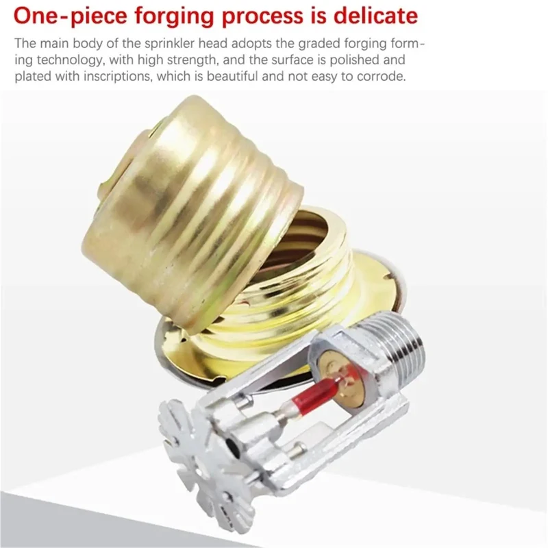 No Nonsense Rock Solid 68 Degree Fire Sprinkler Head Featuring Slick Side Hidden Design And Straight Up Upright Or Down Spray Modes For Total Peace Of Mind And Legit Heavy Duty Safety Performance