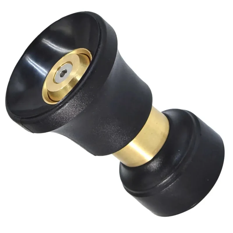 Hella Slick High Performance Water Sprinkler Head with Zinc Alloy Nozzle for Heavy Duty Garden Irrigation and Car Wash plus Deck and Gutter Cleaning Black Multi Mode Spray Full Control