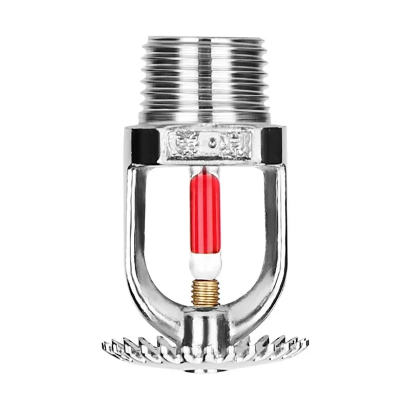 Top Shelf 5 Pack Fire Sprinkler Heads Chrome Plated Brass Heat Activated Upright Design Three Quarter Inch Dn20 K115 Rating Pro Grade Fixtures For Real World Commercial Safety