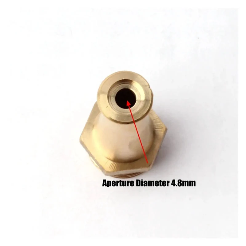 Rock Solid Heavy Duty Brass Sprinkler Nozzle With One Half Inch Male Thread Garden Lawn Irrigation Car Wash Water Gun Head Adjustable Smooth Flow Copper Fitting Tool