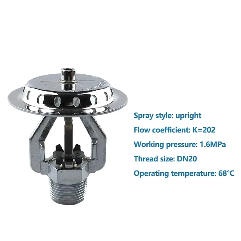 Premium All-Copper ESFR Fire Sprinkler Nozzle With Early Suppression Rapid Response Technology In Upright Config Featuring Fusible Alloy Link And 202 Degree Celsius Rating For Serious Commercial Protection Totally Badass And Built To Last