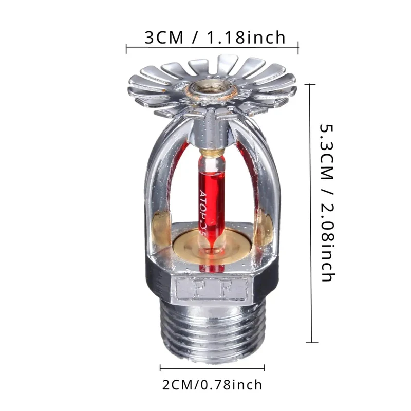 Straight Up Reliable Fire Sprinkler Heads 10 Pack Pendant Style Quick Response Kit Featuring Red Glass Bulb And 155F Trigger Temp Heavy Duty Alloy Build Hella Tough For No Sweat Mounting