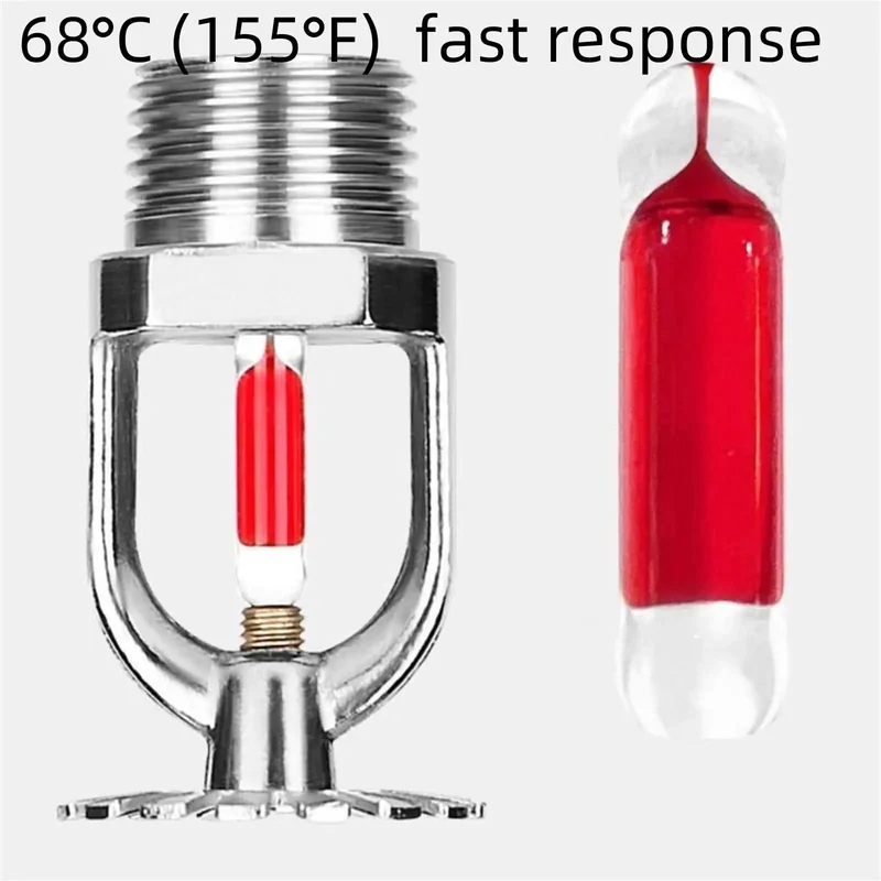 Straight Up Reliable Fire Sprinkler Heads 10 Pack Pendant Style Quick Response Kit Featuring Red Glass Bulb And 155F Trigger Temp Heavy Duty Alloy Build Hella Tough For No Sweat Mounting