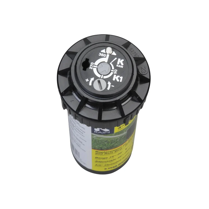 Top Rated Smart Set Rotor Sprinkler With 4 Inch Pop Up Design And Smooth 40 To 360 Degree Arc Adjustment For Backyard Irrigation Includes Five Pack Install Kit For Zero Hassle Lawn Care