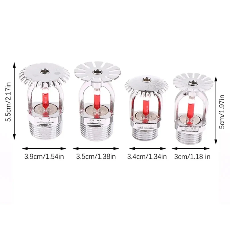 Heavy Duty Kick Ass Fire Sprinkler Head Hits Hard At 68C For Fast Response And Easy Up Or Down Ceiling Mounting Compatible With DN15 And DN20 Pipes For School And Office Projects