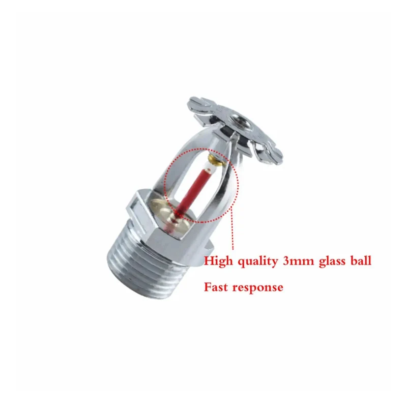 Fast Response Fire Sprinkler Head With Heavy Duty Side Spray Configuration For Instant 68 Degree Pop Featuring A Rock Solid 3mm DN15 Nozzle Joint To Shield Your Spot From Fire Drama And Keep The Family Cool With A Beast Mode Safety System That Works Like