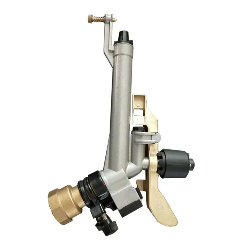 Heavy Duty Pro Grade 1.5 Inch Irrigation Sprinkler Gun With 360 Degree Adjustable Impact Spray For No Fuss Farm Garden And Forestry Watering On Big Acres