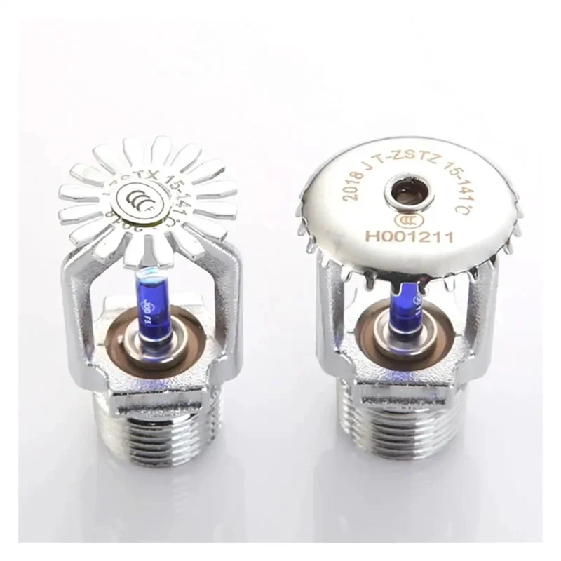 141C Automatic Fire Sprinkler Head Crafted For Straight Up Pendent Or Upright Water Spray Systems Heat Triggered Fo Real Quick Mount And Solid Home Safety Shield