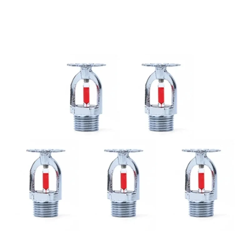 Bronze Ceiling Downward Pendent Fire Sprinkler Head 155F Fast Acting Half Inch Npt Thread Built Tough For Commercial Schools Gyms And Storefront Safety Packs Of Five Or Ten Pieces