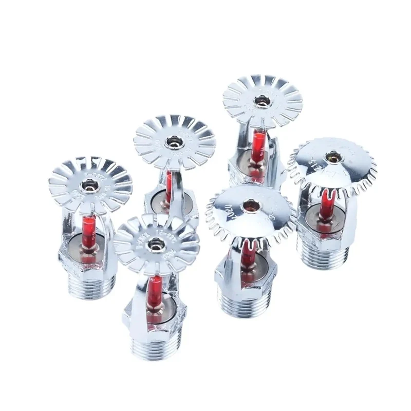 Bronze Ceiling Downward Pendent Fire Sprinkler Head 155F Fast Acting Half Inch Npt Thread Built Tough For Commercial Schools Gyms And Storefront Safety Packs Of Five Or Ten Pieces