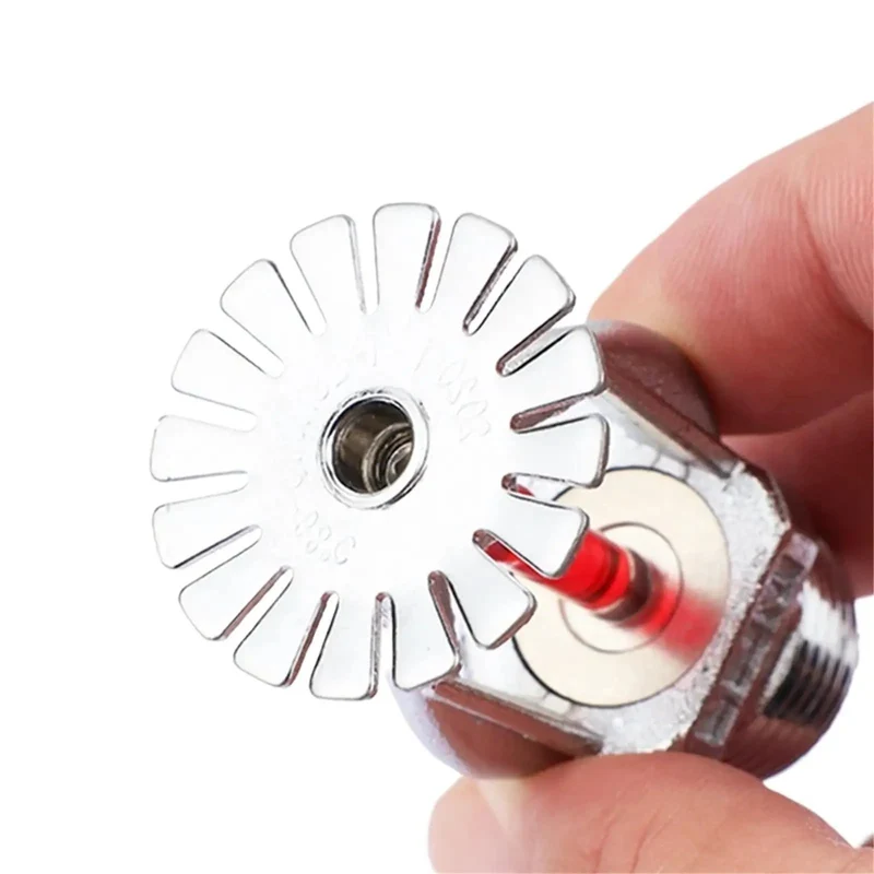 Bronze Ceiling Downward Pendent Fire Sprinkler Head 155F Fast Acting Half Inch Npt Thread Built Tough For Commercial Schools Gyms And Storefront Safety Packs Of Five Or Ten Pieces