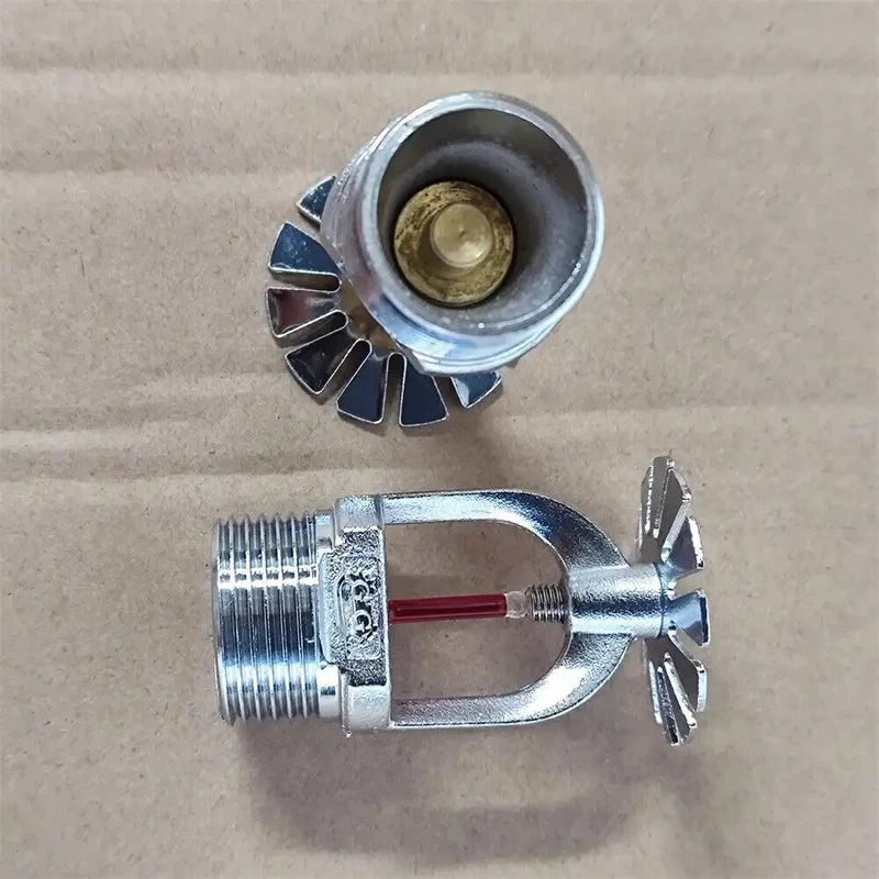 Rock-Solid Pendent Fire Sprinkler Head With Quick Response 155 Degrees Activation And Chrome Finish Designed To Save Your Hide In A Pinch With Glass Bulb And 1/2-Inch Fit Plus 10-Pack