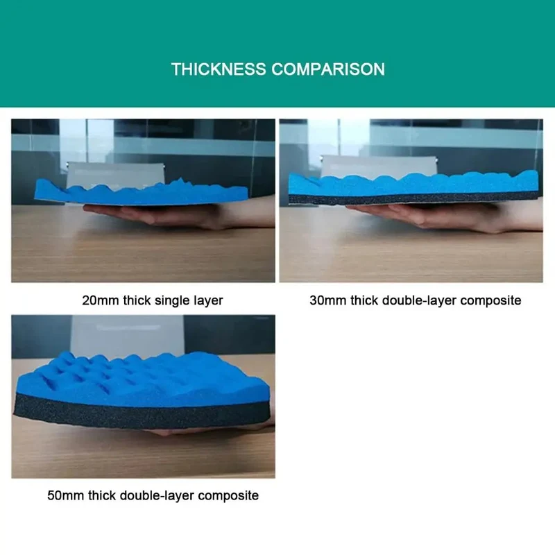 Heavy Hitter Egg Crate Acoustic Foam Panels Self Adhesive Sound Dampening Wall Tiles For Home Studios And Gaming Rooms Crushing Echoes While Keeping Vocal Mixes Fresh And Sharp Black 3.2X32 Foot Roll