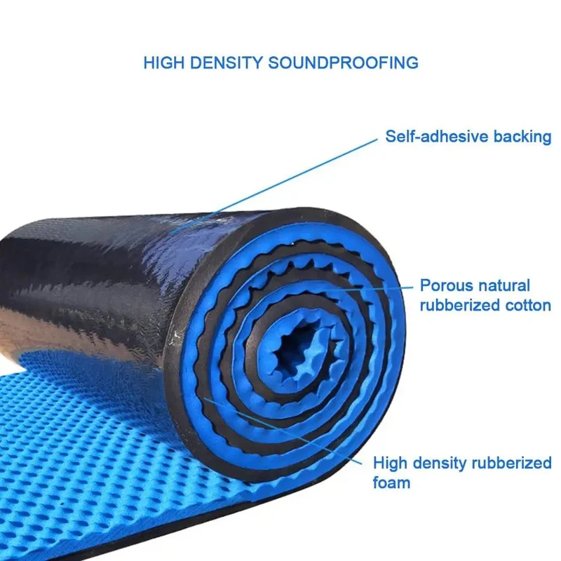 Solid Sound Dampening Egg Crate Foam Roll With Heavy Duty Adhesive Backing Top Shelf Acoustic Wall Panels For Home Studio Upgrade And Instant Noise Block Zero Echo Hassle Design