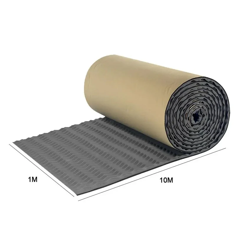 Top Tier Acoustic Foam Roll In Rich Red Heavy Duty Self Adhesive Backing High Density Soundproof Wall Panels For Home Studio Rig Or Living Room Setup Fireproof Smooth Finish No Sweat Peel And Stick Install