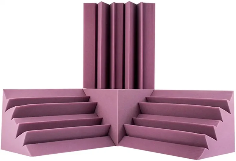 Flat Out Silent Acoustic Foam Panels For Walls And Ceilings That Squash Echo And Reverb With Tackable Surface For Easy Pin Ups And Crystal Clear Home Studio Sound