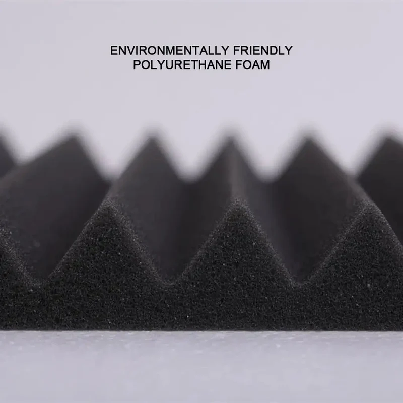 12 Pack Premium High Density Acoustic Foam Panels Flame Retardant Soundproof Red Wedge Tiles Wall And Ceiling Mount For Home Studios Kill The Reverb And Level Up Your Recording Game With A Slick Modern Look