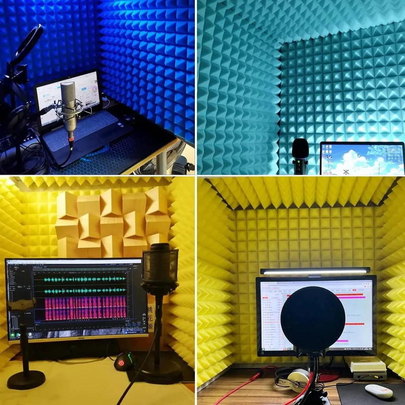 Top Tier Portable Soundproof Vocal Booth Rock Solid Desktop Acoustic Shield For Straight Up Clean Recordings Knockback Echo Control And Dope Home Studio Audio Isolation