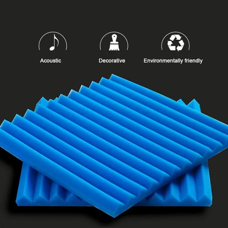 Top Shelf 20 Piece Grey Sound Proof Foam Panels For Professional Home Recording Studio Acoustic Treatment High Density Flame Retardant Wedge Tiles Quick Setup Vibe Shaper