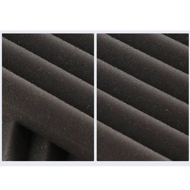 Top Shelf 20 Piece Grey Sound Proof Foam Panels For Professional Home Recording Studio Acoustic Treatment High Density Flame Retardant Wedge Tiles Quick Setup Vibe Shaper