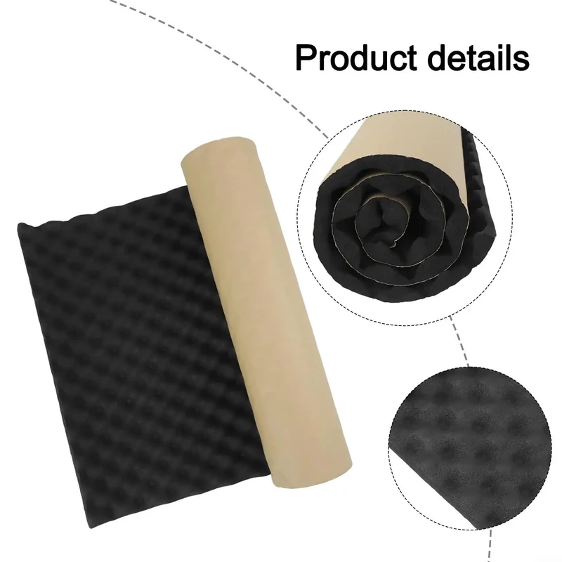 Top Shelf Acoustic Foam Panels And Sound Deadening Mat For Wall Install Crush Echo And Level Up Your Home Studio Setup Perfect For Karaoke Rooms Live Jam Sessions