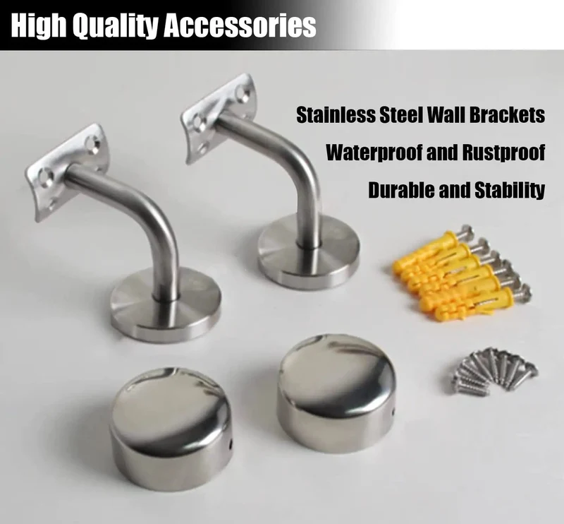 Top Notch Clear Acrylic Railing System Featuring Sleek Silver Brackets, Fully Adjustable From Two Inches To Seven Meters, Hardcore Deck Posts And Patio Guards For Backyard Oasis Builds