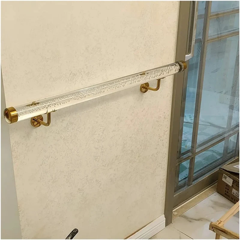 Premium Clear Acrylic Railing Posts With Durable Silver Brackets For Deck And Balcony Guardrails 2 Inch Diameter Tube Includes Bracket Pack UV Resistant DIY MultiPack Setup Adds Sleek Modern Vibe And Serious Strength To Your Backyard Hangout