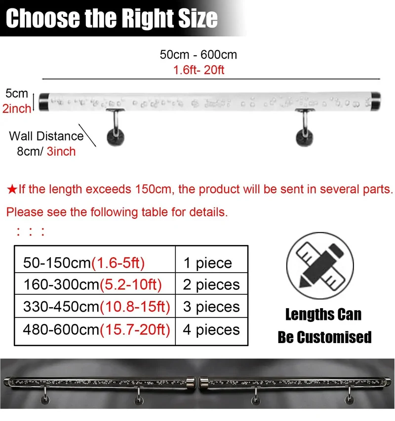 Slick Clear Acrylic Railing System Paired With Sleek Silver Brackets Custom Cut One To Seven Meters Long Rock Solid Construction Killer For Decks Balconies Stairs And Patios Top Shelf DIY Guardrail Solution