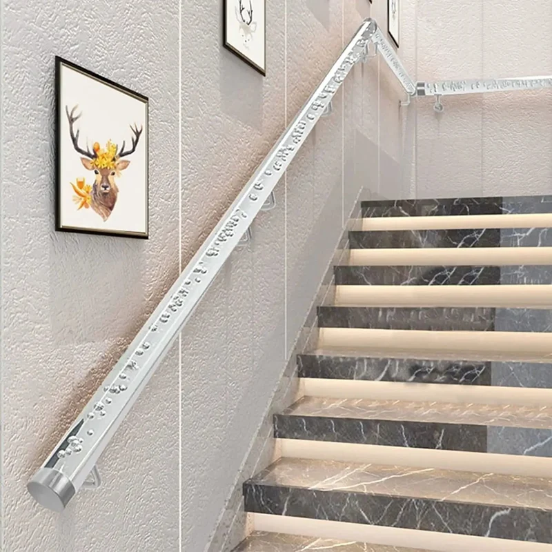 Slick Clear Acrylic Railing System Paired With Sleek Silver Brackets Custom Cut One To Seven Meters Long Rock Solid Construction Killer For Decks Balconies Stairs And Patios Top Shelf DIY Guardrail Solution