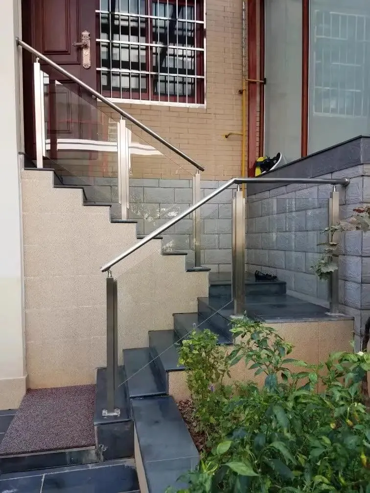 Hella Sturdy Gold Stainless Steel Deck Railing Posts For 10Mm To 12Mm Glass Panels Chef Kiss Finish Patio Guardrail Kit That Installs Smooth And Stays Super Solid Indoors Or Outdoors
