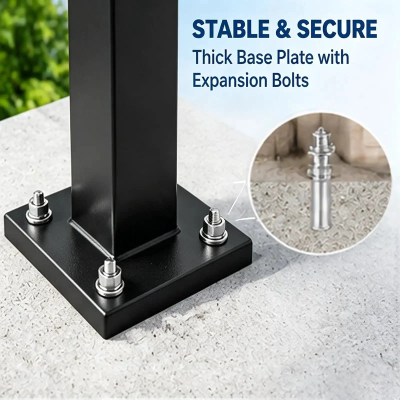 Rock Hard Galvanized Steel Fence Height Extender Topper Kit That Slaps Extra Security to Your Balcony or Yards with a Sleek Horizontal Picket Rail That Handles Mother Nature Like a Champ
