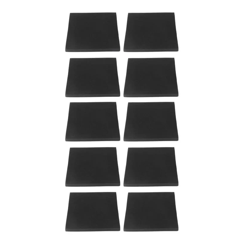 Score Your 10 Piece Soft Gray Soundproof Foam Panels For Premium Acoustic Treatment And Flame Retardant Safety They Smooth Out Room Tone Banishes Echo Nonsense Fast