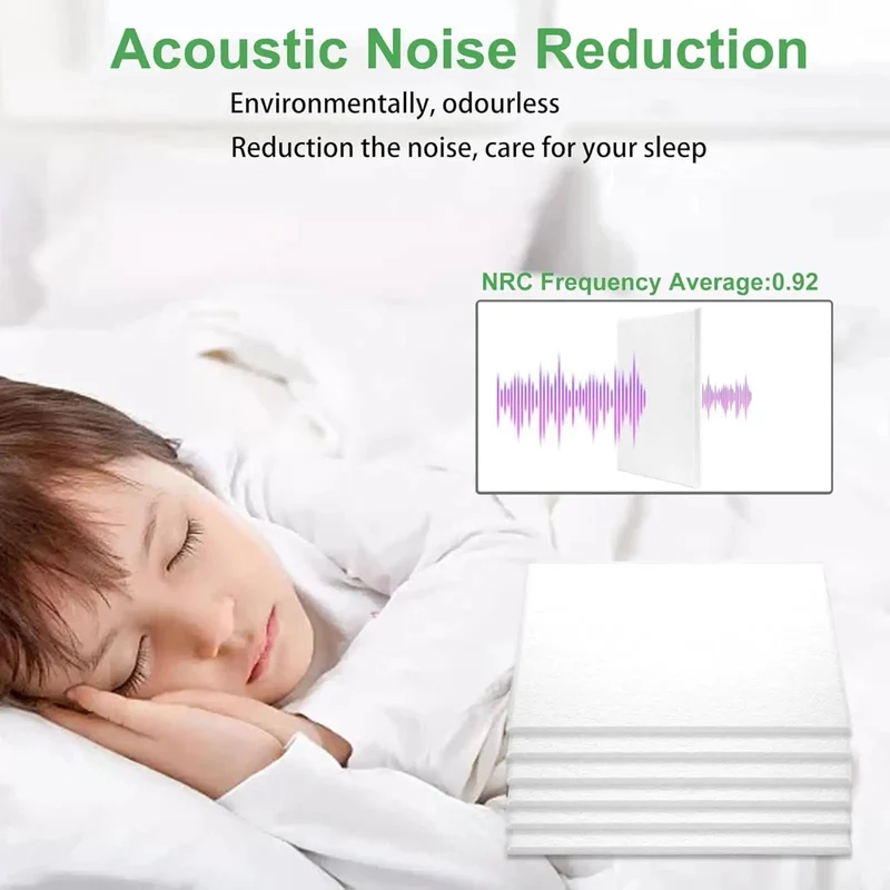 12 Pack Soundproof Acoustic Wall Panels With Strong Adhesive Backing Textured Polyester Fiber Noise Reduction Tiles For Home Studio Bedroom Setup Snag Peaceful Vibes Right Now
